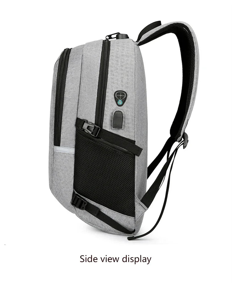 2024 Rucksack, Diebstahlschutz, Passwortsperre, Oxford, für Herren und Damen, Unisex, Business, Laptop, Computer, Reisen, Freizeit, Mode, tragbar