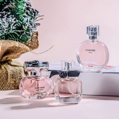 30 ml x 3PCS Eau De Parfum Geschenkbox Feminino Spray Frischer leichter Duft Floral Fruity Chypre Notes Langlebiges Damenparfüm-Set