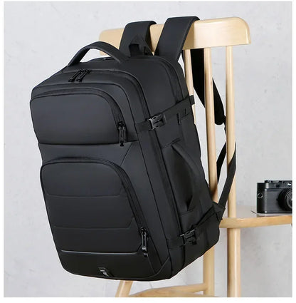 Erweiterbare 17-Zoll-Laptop-Rucksäcke für Herren, wasserdichte Notebook-Tasche, USB-Schultasche, Sport, Reisen, Schultasche, Rucksack für Männer