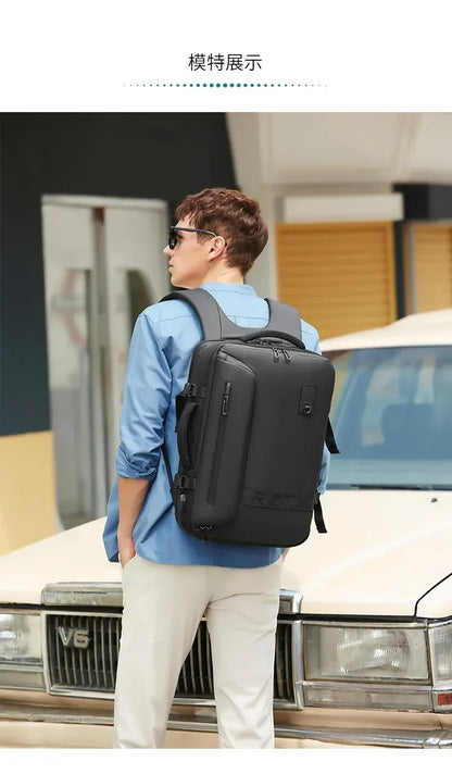 Reise Männer erweitert Laptop Rucksack Vakuum Kompression Wander rucksack USB-Aufladung Geschäft große Kapazität Rucksack für Pumpen