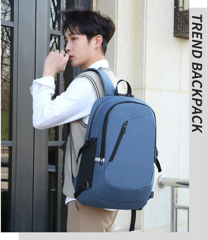 2024 Rucksack, Diebstahlschutz, Passwortsperre, Oxford, für Herren und Damen, Unisex, Business, Laptop, Computer, Reisen, Freizeit, Mode, tragbar