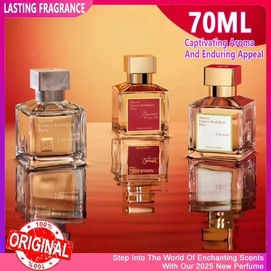 Scarlet Parfüm 70 ml Parfüm Hombre Öl Körperspray für Männer Frauen Eau de Parfum Anhaltende Düfte Hochwertiges Geschenk Köln