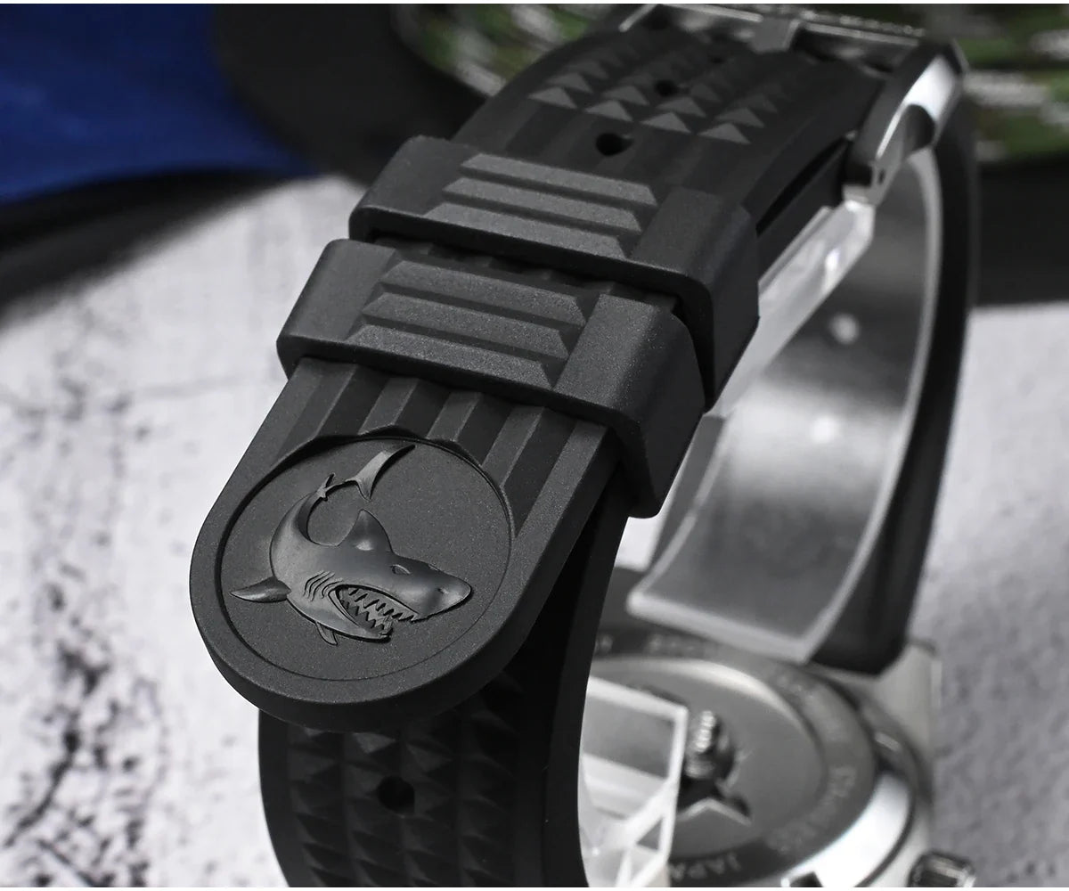 San Martin 40mm 62mas V3 Diver Watch For Men Kanagawa Surfing Dial NH35 Automatic Mechanical 20Bar Full Luminous Rubber Strap