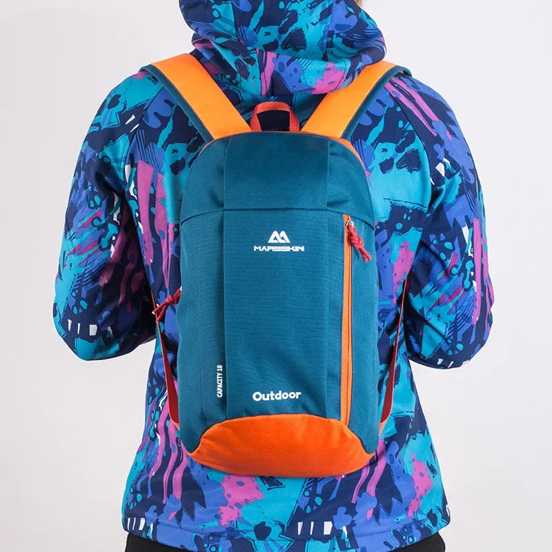 Wasserdichter Sportrucksack für den Außenbereich, Reisetasche, 10 l, für den täglichen Gebrauch, kleine doppelte Umhängetasche für Jungen und Mädchen
