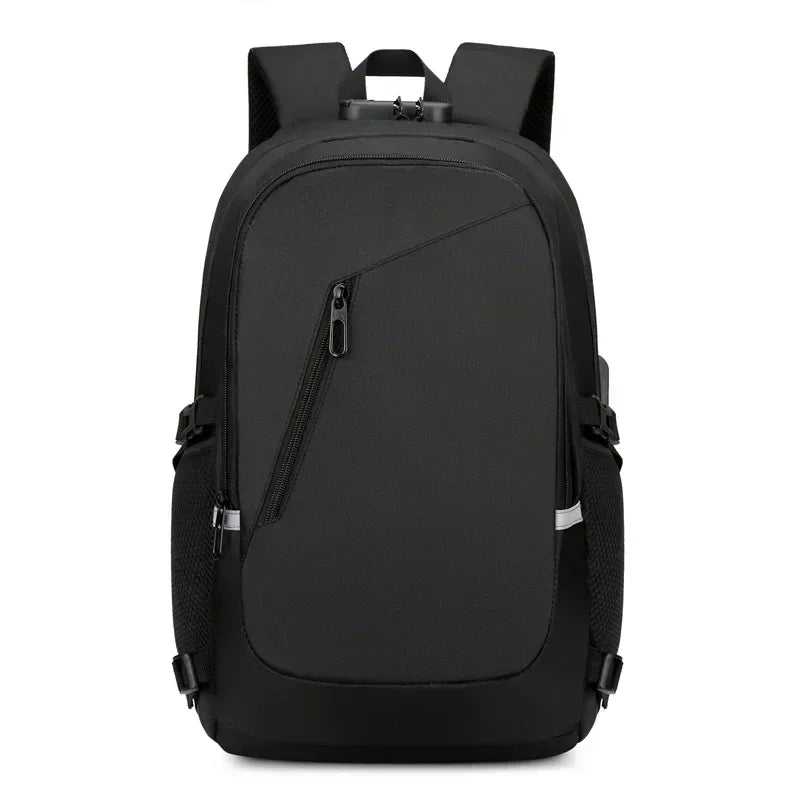 2024 Rucksack, Diebstahlschutz, Passwortsperre, Oxford, für Herren und Damen, Unisex, Business, Laptop, Computer, Reisen, Freizeit, Mode, tragbar
