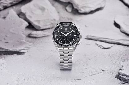 PAGANI DESIGN 2025, neue Monduhr, Retro-Luxus-Quarzuhren für Herren, Edelstahl, leuchtend, wasserdicht, Sport-Chronograph, Herren