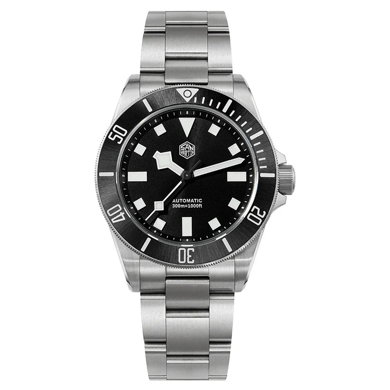 San Martin SN0121TW Titanium Dive Watch NH35 Automatic Movement Sapphire Luminous 300m Waterproof Watches Sunray Dial Wristwatch