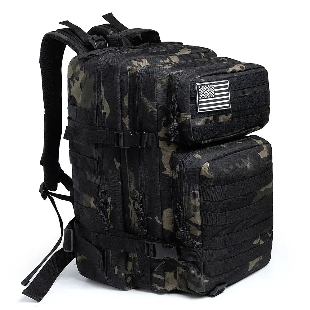 45L Taktischer Rucksack, große Kapazität, Outdoor-Rucksack, 3-Tage-Fitness-Wandertasche, Wandern, Campingausrüstung, Rucksäcke