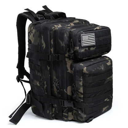 45L Taktischer Rucksack, große Kapazität, Outdoor-Rucksack, 3-Tage-Fitness-Wandertasche, Wandern, Campingausrüstung, Rucksäcke