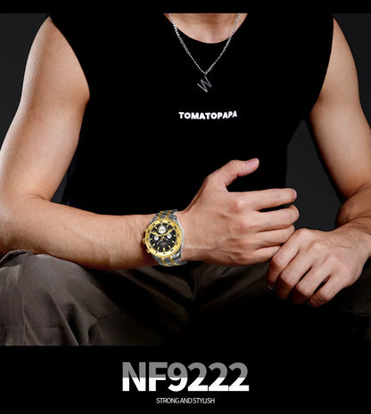 Navi force neues Design Uhr für Männer Luxus Mode leuchtenden Chronograph wasserdicht Datum Woche Quarz Armbanduhr Relogio Masculino