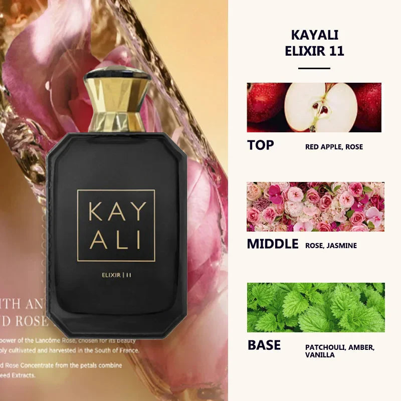 100 ml KAYALI Eau De Parfum Spray Damenparfüm, unwiderstehliche Düfte mit süßen, fruchtigen Blumennotizen, warmer Holzig-Grundduft