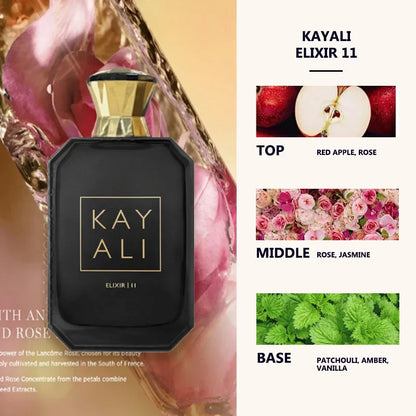 100 ml KAYALI Eau De Parfum Spray Damenparfüm, unwiderstehliche Düfte mit süßen, fruchtigen Blumennotizen, warmer Holzig-Grundduft