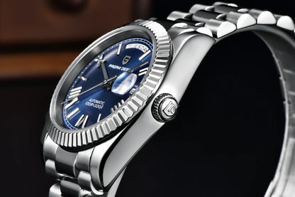 Pagani design dd36 gold grün v2 männer mechanische uhren luxus automatische uhr für männer 2024 neue ar saphirglas armbanduhr