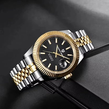 PAGANI DESIGN Men's Mechanical Wristwatch Top Luxury Automatic Watch Stainless Steel 100m Waterproof Clock Reloj Hombre PD1654
