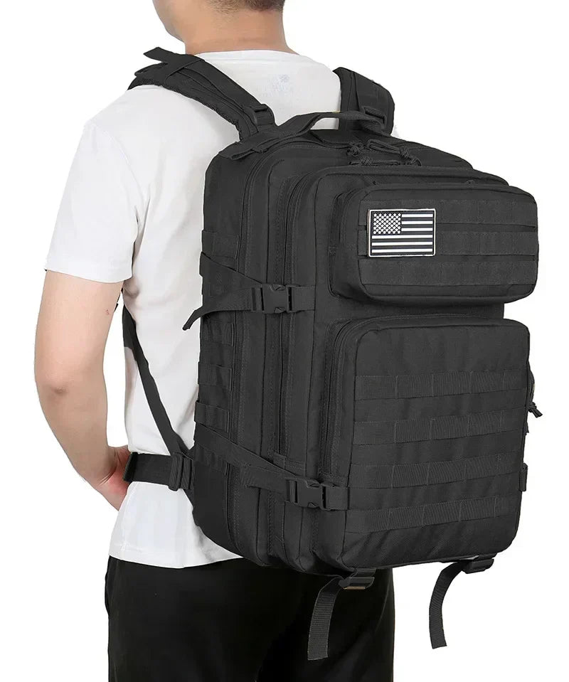45L Taktischer Rucksack, große Kapazität, Outdoor-Rucksack, 3-Tage-Fitness-Wandertasche, Wandern, Campingausrüstung, Rucksäcke