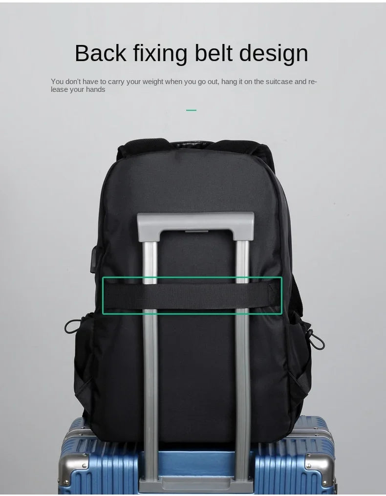 14-Zoll-Freizeit-Schultasche mit großer Kapazität, Sport, einfache Männer und Frauen, universeller Computer-Rucksack, Laptop-Rucksack, Reiserucksack