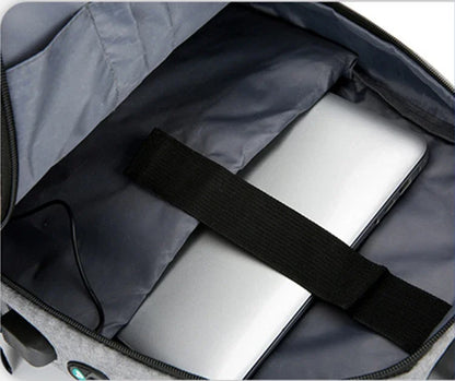 2024 Rucksack, Diebstahlschutz, Passwortsperre, Oxford, für Herren und Damen, Unisex, Business, Laptop, Computer, Reisen, Freizeit, Mode, tragbar