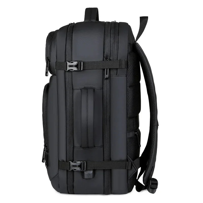 Erweiterbare 17-Zoll-Laptop-Rucksäcke für Herren, wasserdichte Notebook-Tasche, USB-Schultasche, Sport, Reisen, Schultasche, Rucksack für Männer