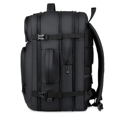 Erweiterbare 17-Zoll-Laptop-Rucksäcke für Herren, wasserdichte Notebook-Tasche, USB-Schultasche, Sport, Reisen, Schultasche, Rucksack für Männer