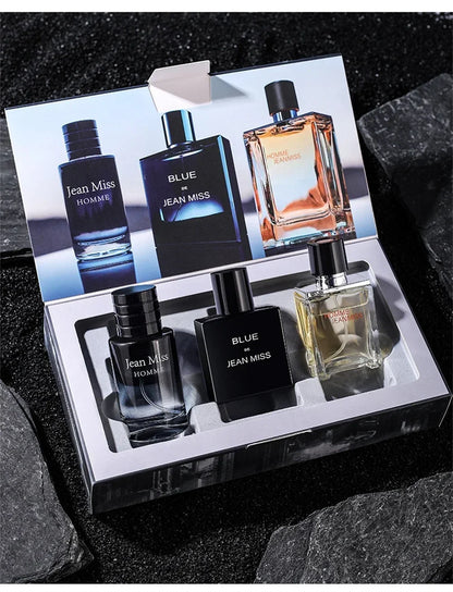 Men Perfume Hombre Gift Box 3pcs Set 90ml Colognes Scent Fascination High Quality Man Parfums Masculinos Lasting Parfum Heren