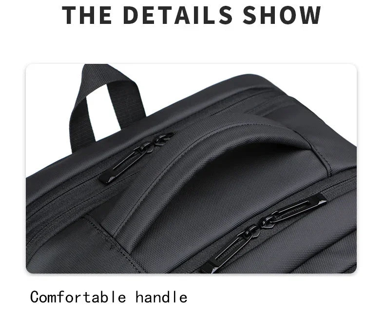 Erweiterbare 17-Zoll-Laptop-Rucksäcke für Herren, wasserdichte Notebook-Tasche, USB-Schultasche, Sport, Reisen, Schultasche, Rucksack für Männer