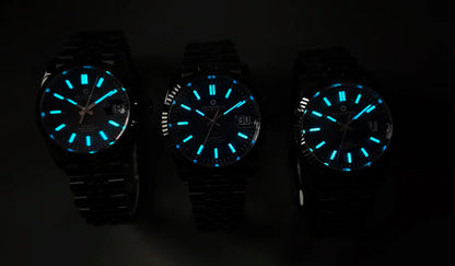 Octopus 36mm Men Mechanical Watch Stainless Steel PT5000/SW200 Automatic Movement 100m Waterproof Fashion Luxury Wristwatch