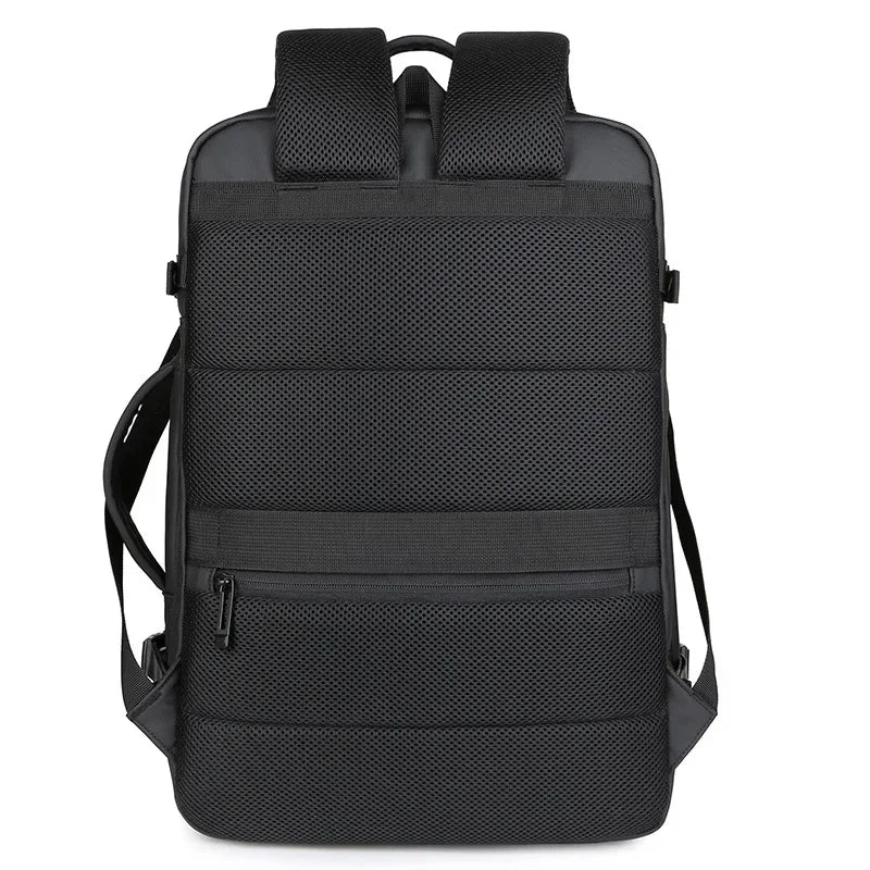 Erweiterbare 17-Zoll-Laptop-Rucksäcke für Herren, wasserdichte Notebook-Tasche, USB-Schultasche, Sport, Reisen, Schultasche, Rucksack für Männer
