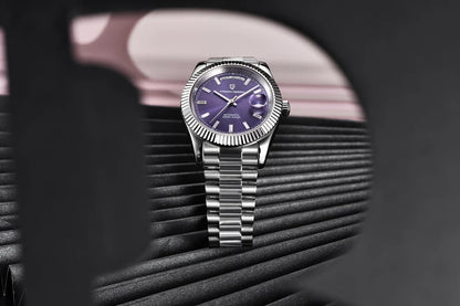 PAGANI DESIGN DD40 Herrenuhren 2024, Top-Luxus-Roségold-Uhr für Herren, automatische mechanische Armbanduhren, wasserdichte Geschenkuhr