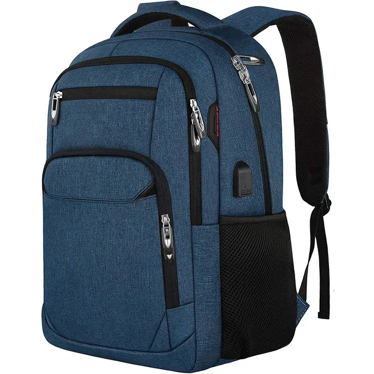 Herren-Rucksack, 17,3-Zoll-Oxford, großes Fassungsvermögen, hochwertiger, modischer Business-Laptop-Rucksack, wasserdicht, verschleißfest, Freizeit-Reiserucksack