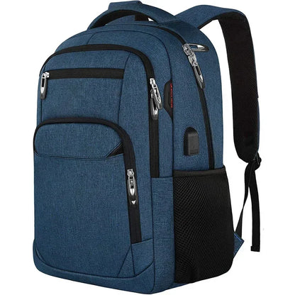 Herren-Rucksack, 17,3-Zoll-Oxford, großes Fassungsvermögen, hochwertiger, modischer Business-Laptop-Rucksack, wasserdicht, verschleißfest, Freizeit-Reiserucksack