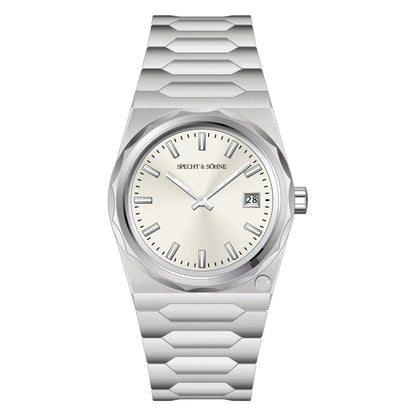 2025 Neuheiten Specht & Söhne 222 Gold Uhren Für Männer Super Slim Stahl Saphir Klassische Quarzuhr Relogio Masculino 37 MM