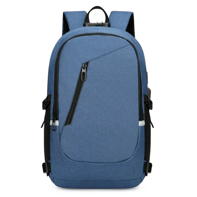 2024 Rucksack, Diebstahlschutz, Passwortsperre, Oxford, für Herren und Damen, Unisex, Business, Laptop, Computer, Reisen, Freizeit, Mode, tragbar