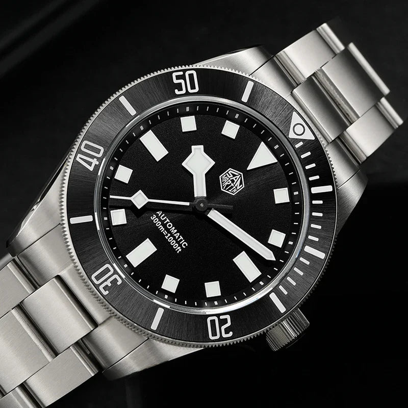 San Martin SN0121TW Titanium Dive Watch NH35 Automatic Movement Sapphire Luminous 300m Waterproof Watches Sunray Dial Wristwatch
