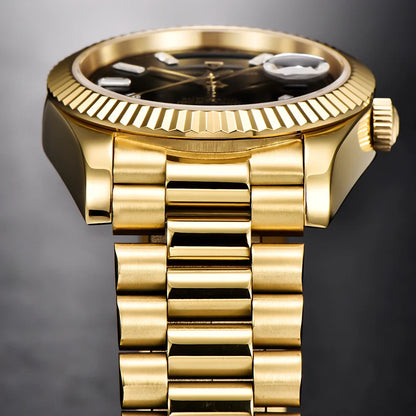 PAGANI DESIGN DD36 Gold Schwarz Luxus Herren Mechanische Uhren Automatikuhr Für Männer 2025, Neue AR-Saphirglas-Armbanduhr