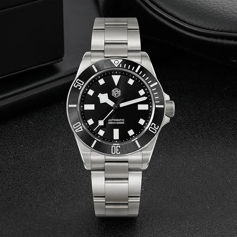 San Martin SN0121TW Titanium Dive Watch NH35 Automatic Movement Sapphire Luminous 300m Waterproof Watches Sunray Dial Wristwatch