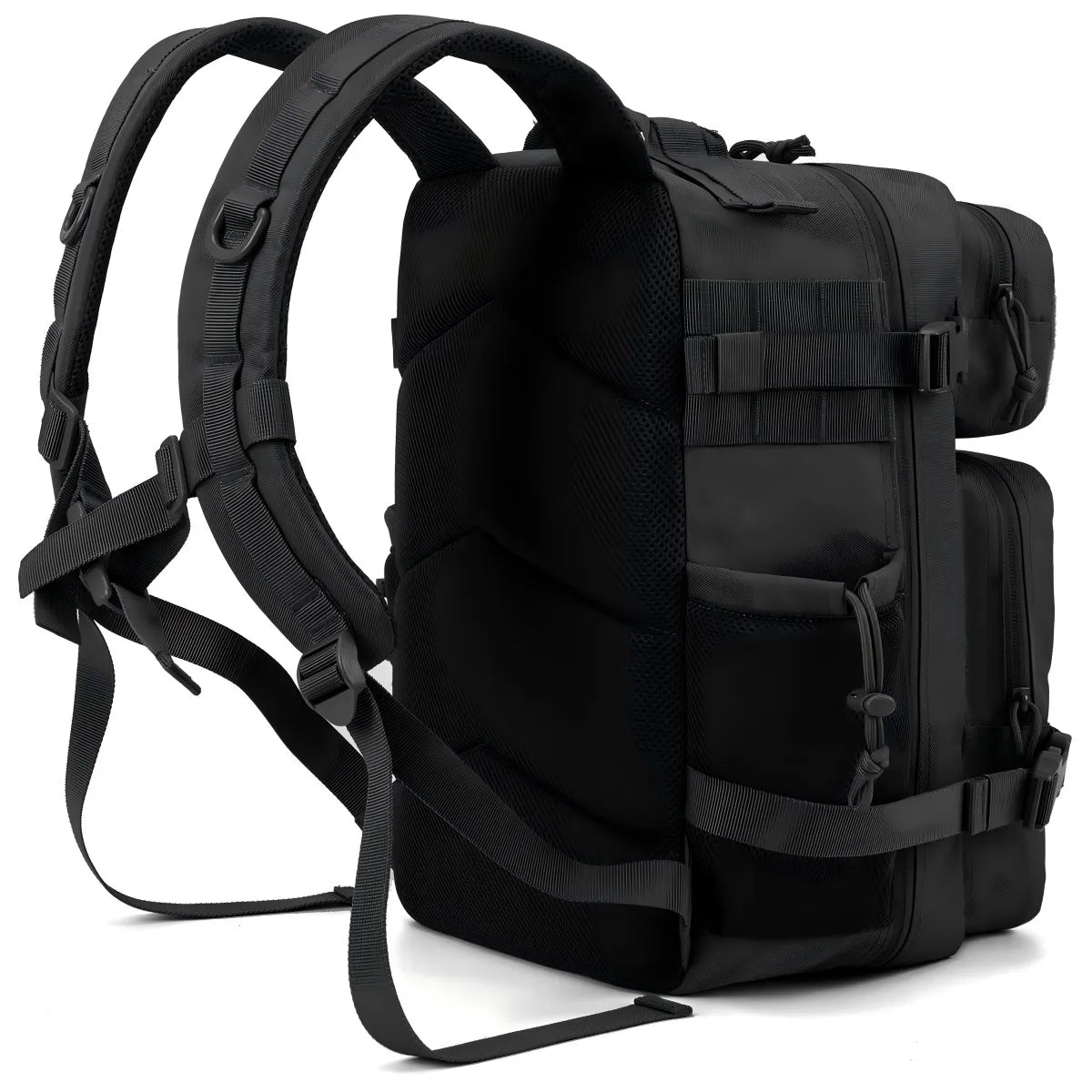 25L Taktischer Rucksack Outdoor-Tasche Fitness-Rucksack MOLLE-Rucksack Damen/Herren Wandern Überlebensrucksack Herren Dual-Getränkehalter