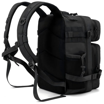 25L Taktischer Rucksack Outdoor-Tasche Fitness-Rucksack MOLLE-Rucksack Damen/Herren Wandern Überlebensrucksack Herren Dual-Getränkehalter