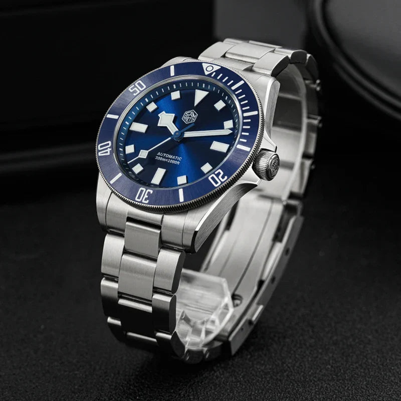 San Martin SN0121TW Titanium Dive Watch NH35 Automatic Movement Sapphire Luminous 300m Waterproof Watches Sunray Dial Wristwatch