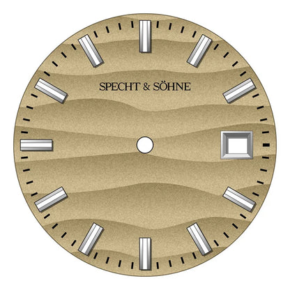 2025 Neuheiten Specht & Söhne 222 Gold Uhren Für Männer Super Slim Stahl Saphir Klassische Quarzuhr Relogio Masculino 37 MM