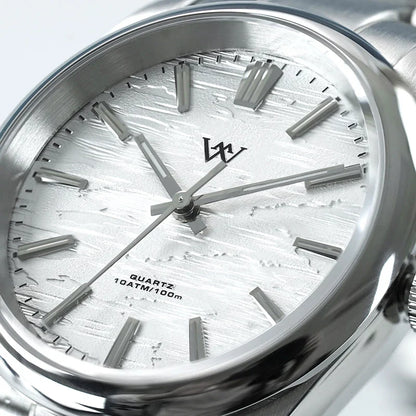 WM Uhr Quarz Herrenuhren Hochwertiger Saphir 100M Wasserdicht AR-beschichtet Birkenwald Serie Welly Merck 36mm Uhr Mann WM207