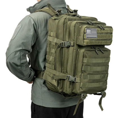 45L Taktischer Rucksack, große Kapazität, Outdoor-Rucksack, 3-Tage-Fitness-Wandertasche, Wandern, Campingausrüstung, Rucksäcke