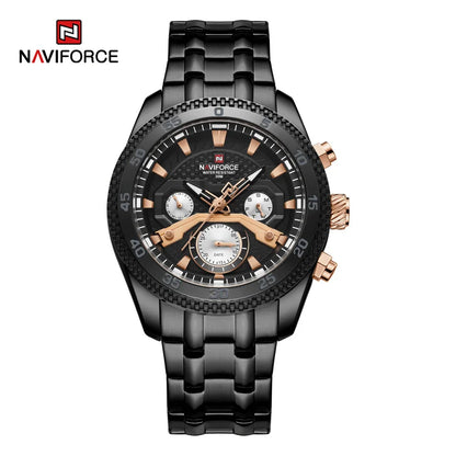 Navi force neues Design Uhr für Männer Luxus Mode leuchtenden Chronograph wasserdicht Datum Woche Quarz Armbanduhr Relogio Masculino