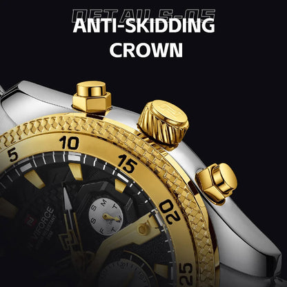 Navi force neues Design Uhr für Männer Luxus Mode leuchtenden Chronograph wasserdicht Datum Woche Quarz Armbanduhr Relogio Masculino