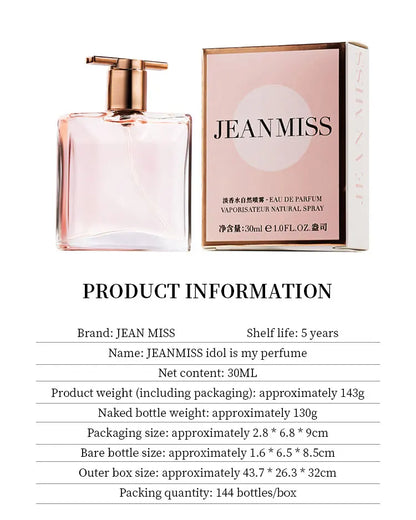 Heißer Verkauf 50 ml Eau De Parfum Spray Süße Frucht Blumennotizen Langlebiges Energetisches Romantisches Idol-Parfüm für Frauen