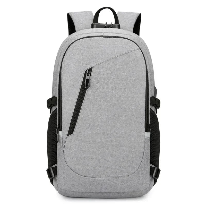 2024 Rucksack, Diebstahlschutz, Passwortsperre, Oxford, für Herren und Damen, Unisex, Business, Laptop, Computer, Reisen, Freizeit, Mode, tragbar