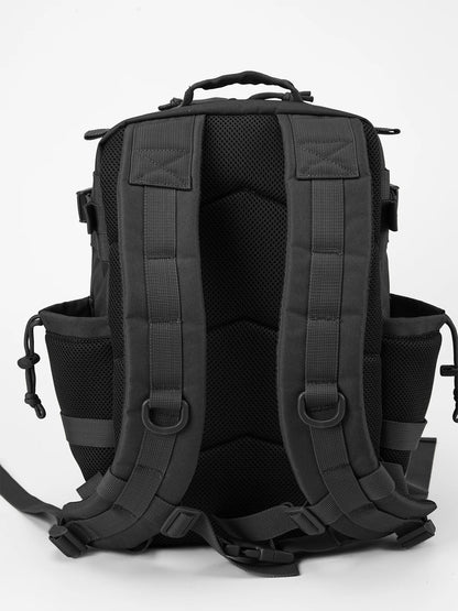25L Taktischer Rucksack Outdoor-Tasche Fitness-Rucksack MOLLE-Rucksack Damen/Herren Wandern Überlebensrucksack Herren Dual-Getränkehalter