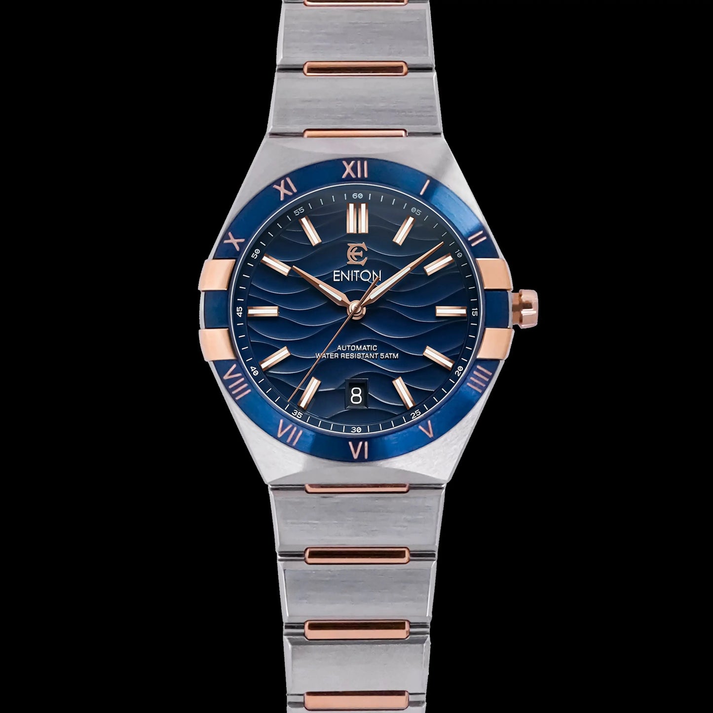 ENITON 40mm Business NH35 Movement High Quality Sapphire Glass mechanical watch Luxury Luminous Waterproof man watches