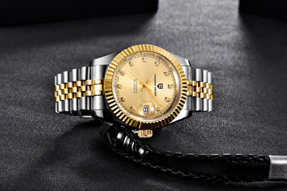 PAGANI DESIGN Men's Mechanical Wristwatch Top Luxury Automatic Watch Stainless Steel 100m Waterproof Clock Reloj Hombre PD1654