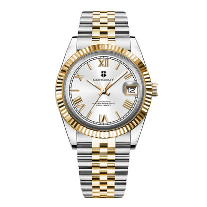 36mm/39mm Luxus NH35 Automatische Mechanische Armbanduhren Römische Zahlen Corget Männer Uhr Sapphire Kristall 10bars gold reloj Hombre