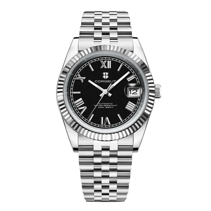 36mm/39mm Luxus NH35 Automatische Mechanische Armbanduhren Römische Zahlen Corget Männer Uhr Sapphire Kristall 10bars gold reloj Hombre